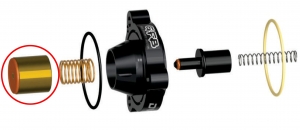 DV+ Ersatz-Kolben mit Bohrung (für elektrisch gesteuerte DV+ Ventile)